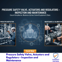 Pressure Safety Valve, Actuators and Regulators – Inspection and Maintenance