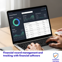 Financial record management and tracking with financial software